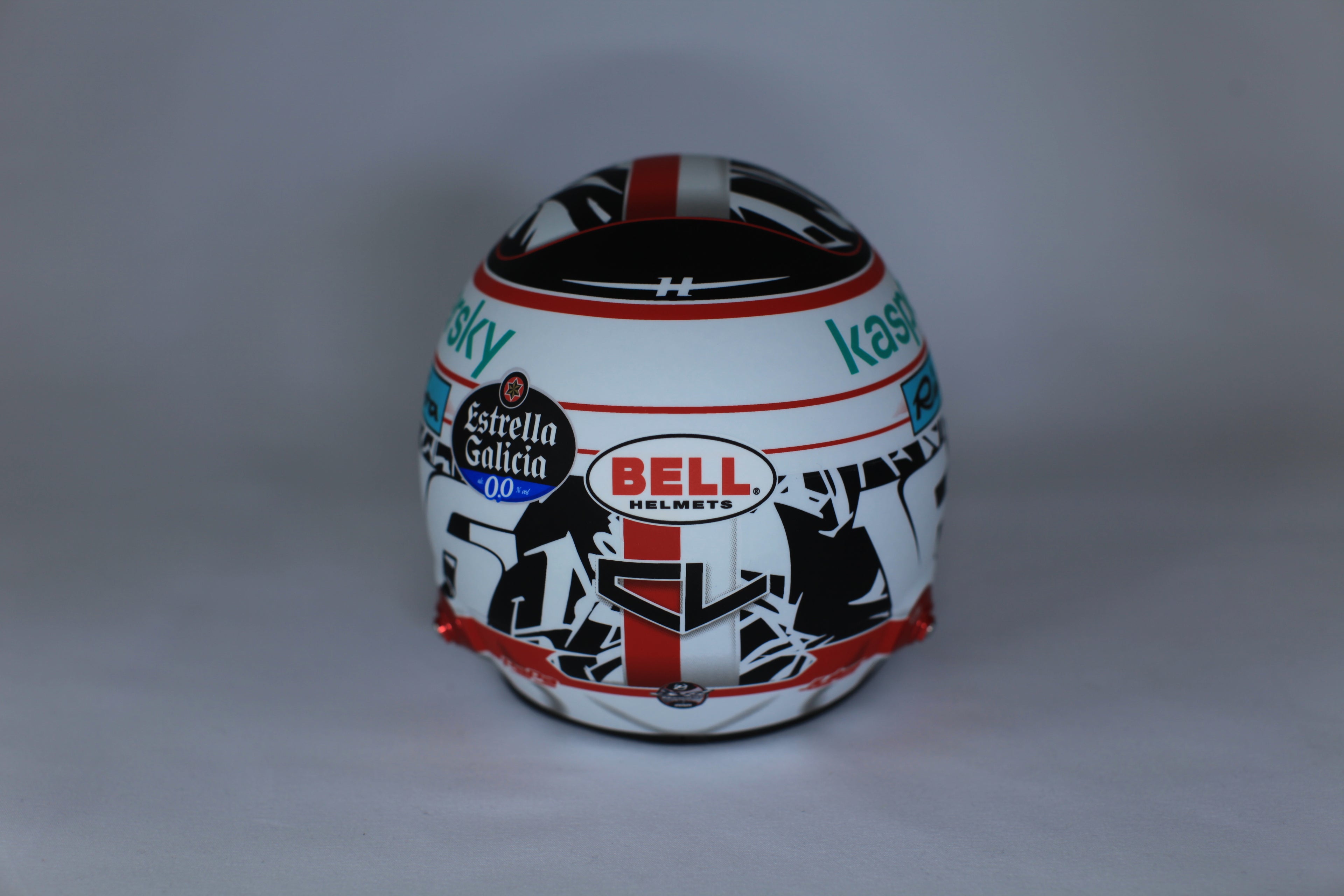Charles Leclerc Ferrari 2021 signed helmet 1/2 scale