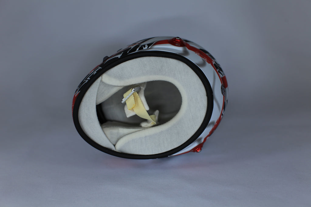 Charles Leclerc Ferrari 2021 signed helmet 1/2 scale
