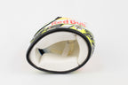 Livrée Red Bull Racing bleue teintes jaunes Max Verstappen Las Vegas 2023 Schuberth 1/2 vue du dessous