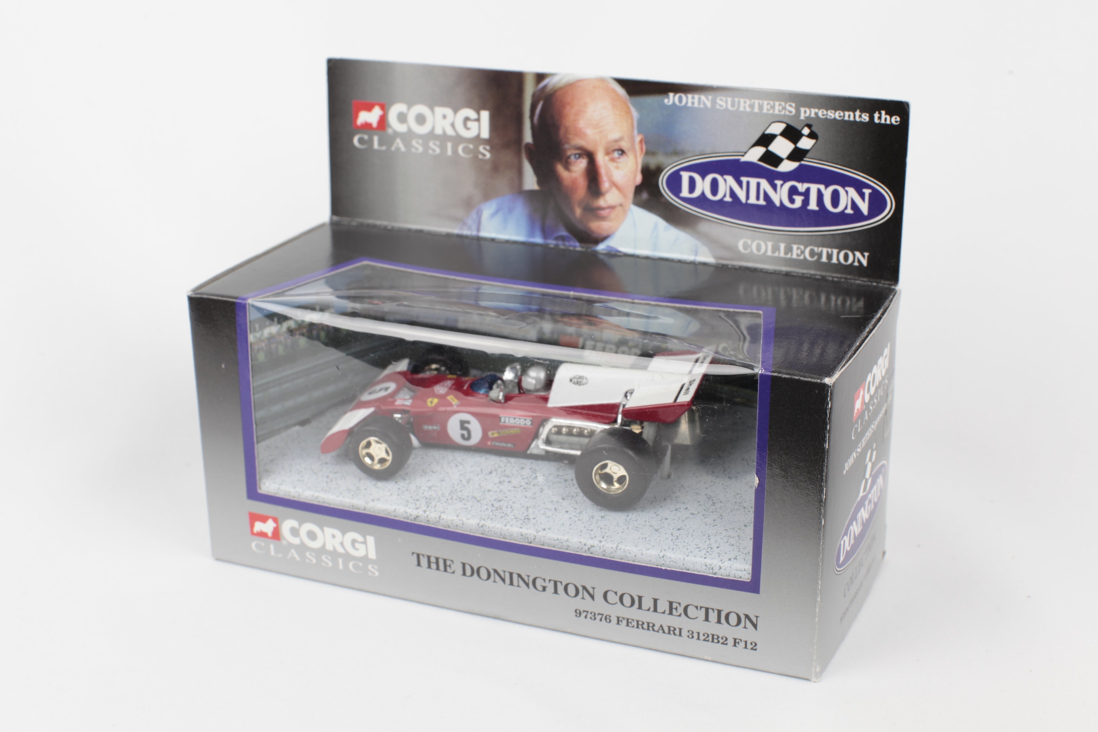 Miniature Corgi Classics Ferrari 312B2 F1 Donington Collection profil droit