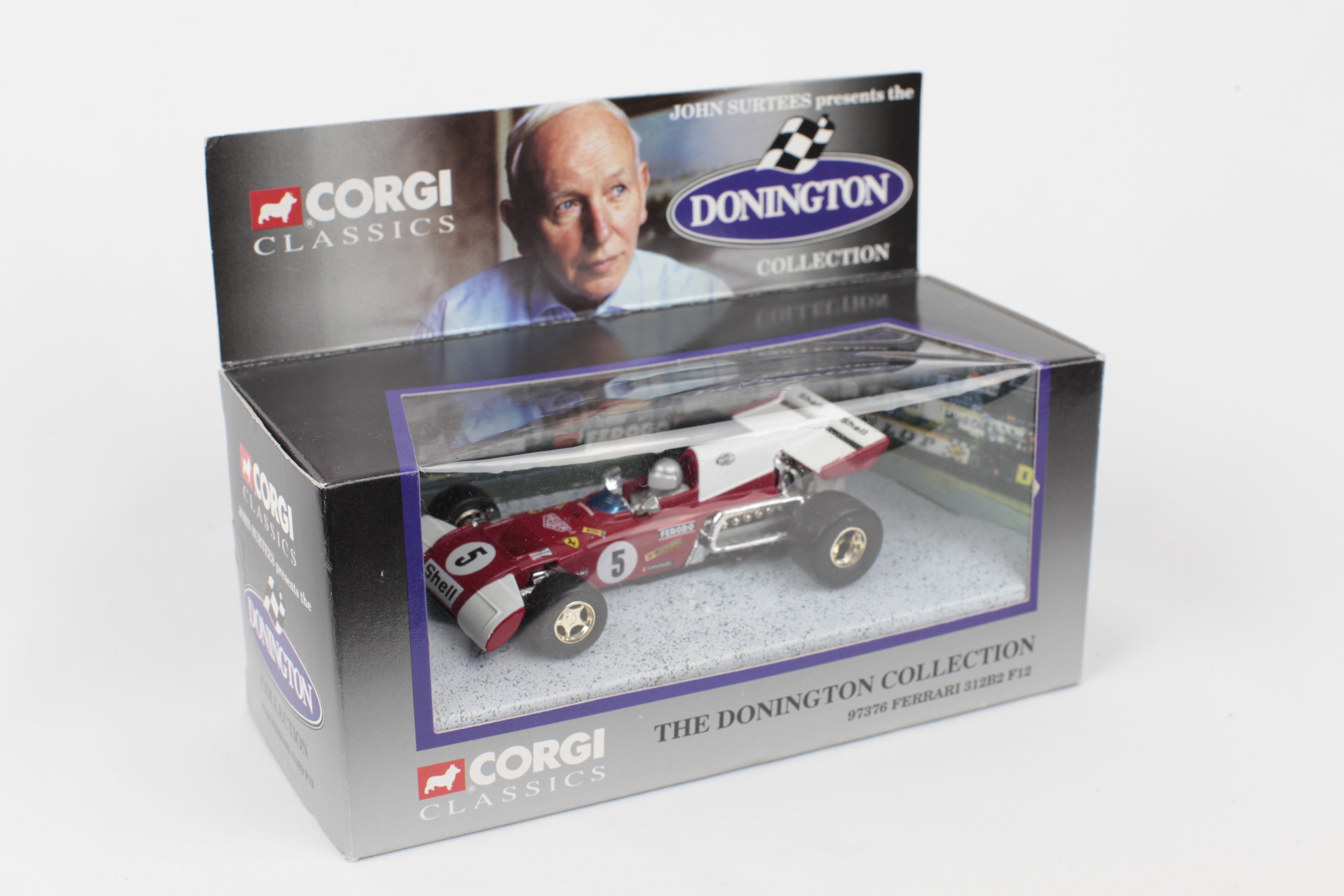 Miniature Corgi Classics Ferrari 312B2 F1 Donington Collection profil gauche