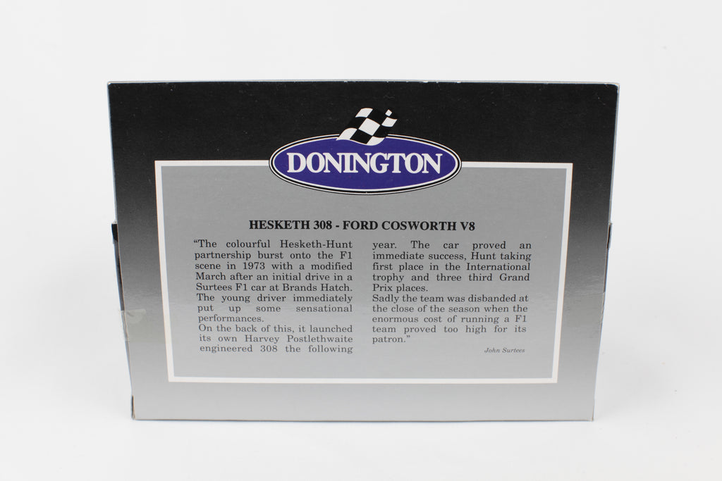 Miniature Corgi Classics Hesketh 308 Ford Cosworth V8 Donington Collection vue arrière