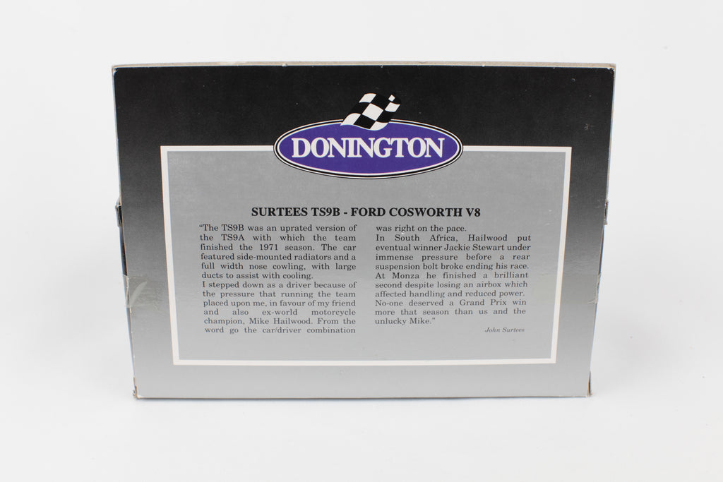 Miniature Corgi Classics Surtees TS9B Ford Cosworth V8 Donington Collection vue arrière